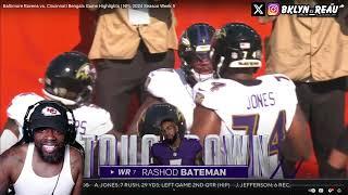 CHIEFS FAN REACTS TO!!! Baltimore Ravens vs. Cincinnati Bengals | Highlights! WHAT A GAME!