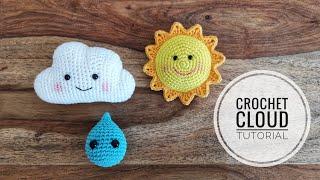 Crochet Cloud Tutorial, Amigurumi Wolke Häkeln Anleitung