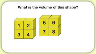 Intro to Volume Counting (Unit Cubes)