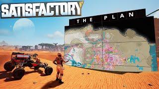 NOW The Game BEGINS! - Designing A Motor Factory in the Desert - Satisfactory 1.0