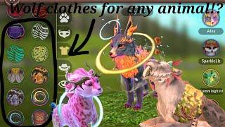 How to get WOLF CLOTHES for ANY ANIMALS in wildcraft!! ||ᑎOT ᗯOᖇKIᑎᘜ ᗩᑎYᗰOᖇᗴ|| (Wildcraft glitch)