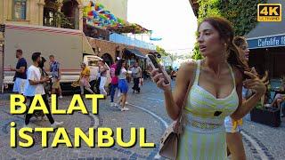 Istanbul Balat Walking Tour 4K UHD 50fps | Balat & Fener Tour - Balat Church