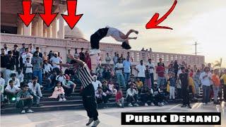 Skipping in public with | Flipping reactions ️