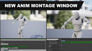 Unreal New Animation Montage Window