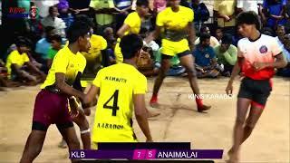 ANAIMALAI VS KLB  50 K KABADDI MATCH @ VELLORE DT NAGANATHI