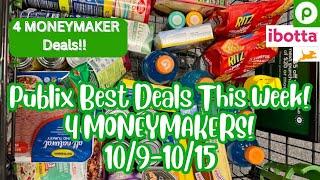 Publix Haul! Best Couponing Deals This Week!  4 MONEYMAKERs! #publixcouponing 10/9-10/15