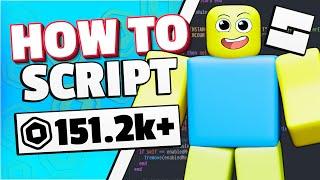 How To Script In ROBLOX Studio! (EASIEST Beginner Scripting Tutorial)