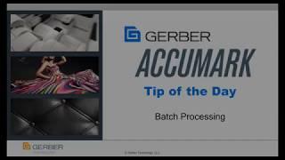 AccuMark Tip of the Day - Batch Processing