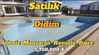  Didim Satılık Daire. 2+1 Eşyalı Havuzlu Deniz Manzaralı Yazlık #forsale #didim #emlak #daire #ev