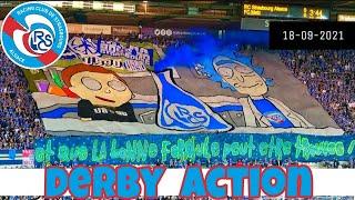 Strasbourg Fans (ultra boys 90) Action on Eastern Derby || Strasbourg vs Metz (18.09.2021)