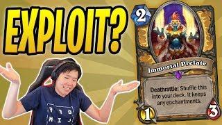 IMMORTAL PRELATE EXPLOIT?! | Immortal Prelate Paladin | Rastakhan's Rumble | Hearthstone