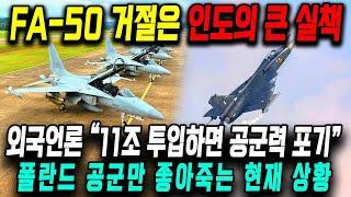 외국언론 “11조 투입하면 공군력 포기” | 폴란드 공군만 좋아죽는 현재 상황