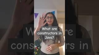 Q14: What are constructors in Java? #javaprogramming #javatutorial #interviewquestions