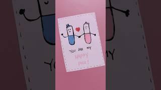Handmade card for your loved ones | easy gift card ideas #diy #craft #handmade #giftideas #couple