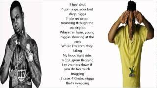 Gucci Mane & Waka Flocka Ft. YG Hootie- "15th & The 1st" (LYRICS ON SCREEN)