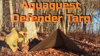 AquaQuest Defender 10x10 Bushcraft Tarp Shelter Aqua Quest