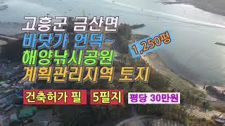 [Any의114부동산] #156 고흥군 금산면 매각보류.