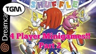 Sonic Shuffle - 4 Player Mini-games Part 2