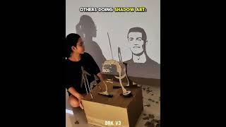 Others Doing Shadow Art Vs This One ️ #shorts