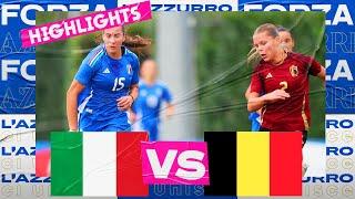 Highlights: Italia-Belgio 1-1 | Under 23 femminile | Amichevole