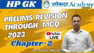H.P G.K Chapter-2 - Prelims Revision Through MCQ - Jokta Academy