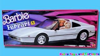 Barbie Ferrari White Mattel Commercial Retro Toys and Cartoons