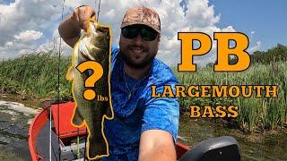 PB BASS ON MINI BASS BOAT!