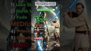 Star Wars Quiz! Can you identify these star wars characters?