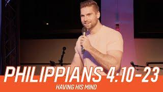 Philippians 4:10-23 | Having His Mind