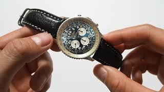 Very rare BREITLING Navitimer Cosmonaute “Série Spéciale” with see-through caseback A12023