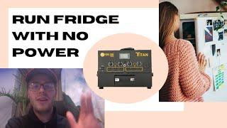 WHAT YOU NEED to Run a Solar Generator with a Fridge