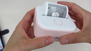 Memoking Label Maker | Phomemo T02 Mini Portable Small Printer | Mini Sticker Printer: Demo