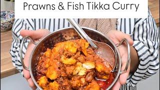 Prawns & Fish Tikka Curry Recipe | Cook with Anisa | Indian Cooking Recipes