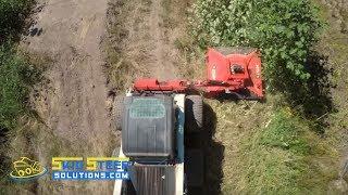 Skid Steer Boom Mower - The Eterra Scorpion Side Mower and 48" Cutter