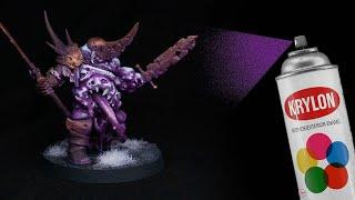 Spray Paint might be my new favorite Hobby Hack | Painting Blightkings