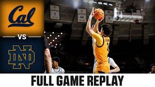 Cal vs. Notre Dame Full Game Replay | 2024-25 ACC Men's Basketball