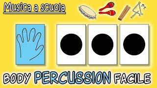 Body percussion per bambini di scuola primaria e d'infanzia - Con Il Mio Corpo...Rock n' Roll!