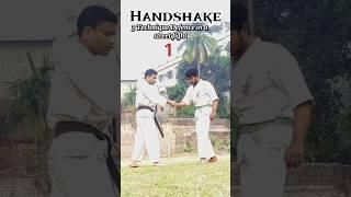 Handshake Self - Defence  #karate #best #defence #handshake #taekwondo #shorts 