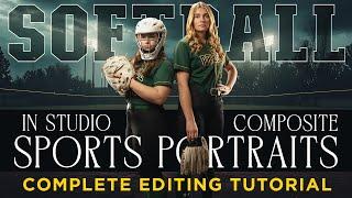 How to Edit Studio Composite Sports Photography | Full Tutorial