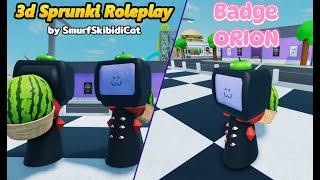 Roblox"3d Sprunki Roleplay"by SmurfSkibidiCat   BADGE ORION how to get (very easy!)