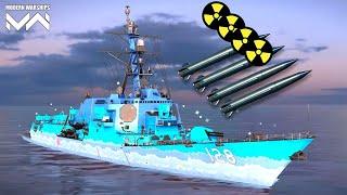 USS Ted Stevens - 4x DF-12 With Full Nuclear Build ️ Modern Warships Gameplay