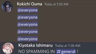 Danganronpa Characters Use Discord