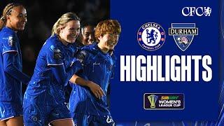 Chelsea Women 5-0 Durham Women | League Cup HIGHLIGHTS & MATCH REACTION | 24/25