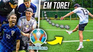 EM 2020 TORE NACHSTELLEN FUßBALL CHALLENGE !! (Pogba, Modrić, ...) *Teil 2*