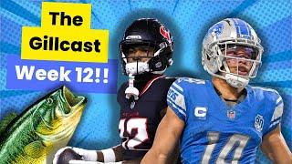 Week 12 GILLCAST (NFL DFS FANTASY FOOTBALL RECAP)