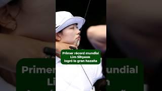 Lim Sihyeon impone nuevo récord mundial y olímpico en París #laafición #shorts