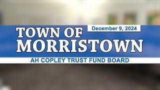 Town of Morristown AH Copley Fund Board 12-9-24