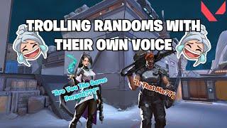 Trolling Randoms With Their Own Voice - VALORANT Funny Moments (Pt 3)