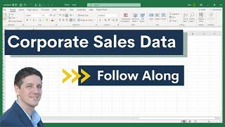 Watch a Professional Analyst Use Pivot Tables on Corporate Sales Data - Excel Tutorial