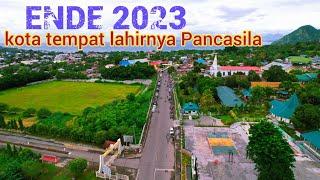 Kota Ende 2023, view Kabupaten Ende dari Udara